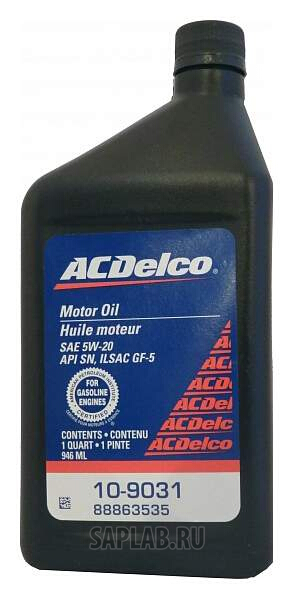 Купить запчасть ACDELCO - 5W20 Моторное масло AC Delco 5W-20 0,946л