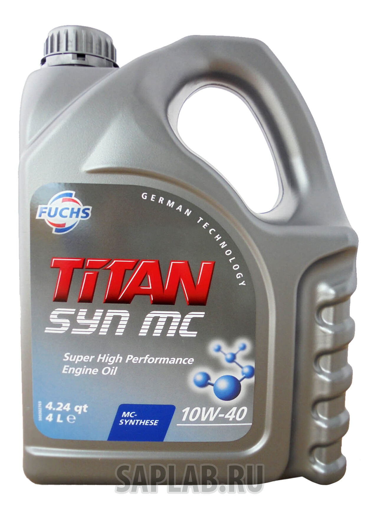 Купить FUCHS 4001541226429 Моторное масло Fuchs Titan Syn  MC SAE 10W-40 4л