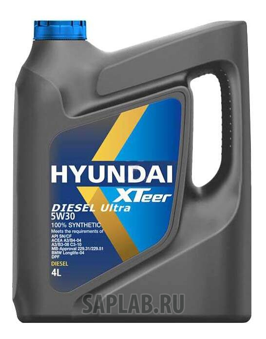 Купить HYUNDAI-KIA 1041222 Моторное масло Hyundai-KIA Diesel Ultra 5W-30 4л