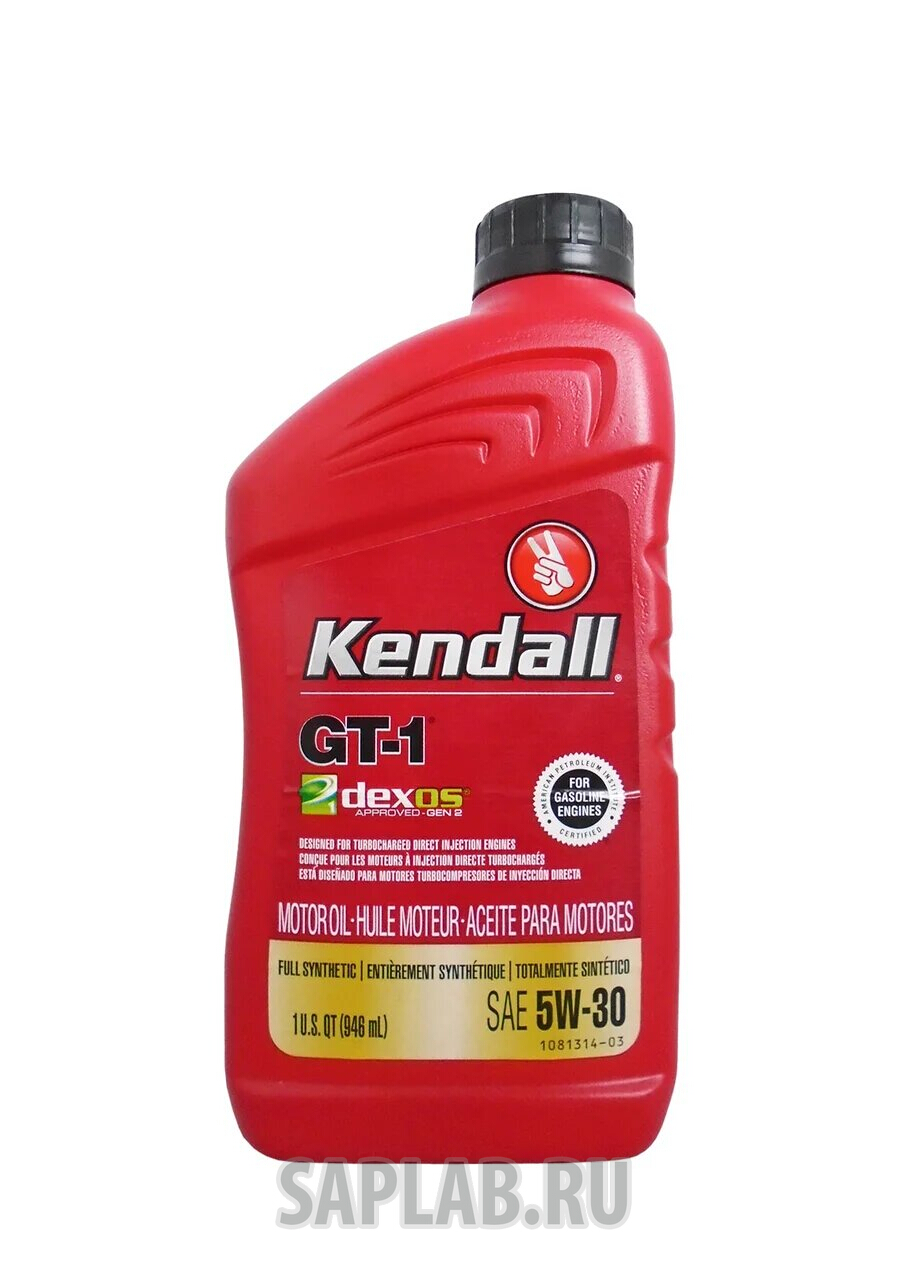 Купить KENDALL 1077457 Моторное масло Kendall GT-1 Dexos1 5W-30 0,946л