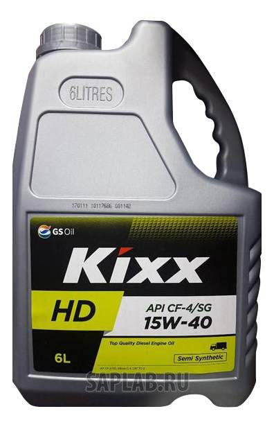 Купить KIXX L2001360E1 Моторное масло Kixx HD 15W-40 6л