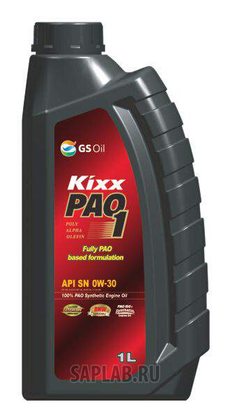 Купить KIXX L2081AL1E1 Моторное масло Kixx PAO 1 0W-30 1л