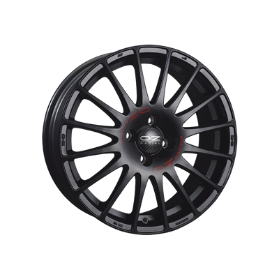 Купить Oz WHS057556 Superturismo GT 17/8 ET40 Matt black + red lettering