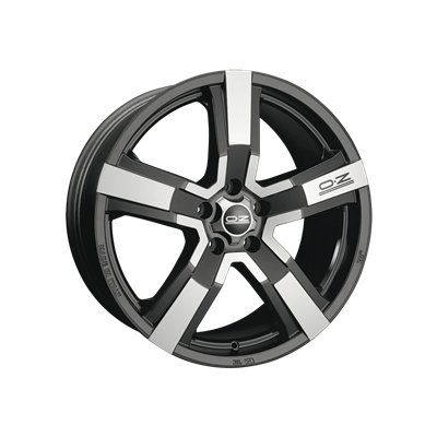 Купить Oz WHS056835 Versilia 20/9,5 ET52 Matt black + diamond cut