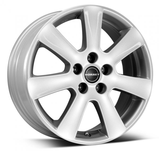 Купить Borbet WHS090785 CA 16/7 ET38 Kristallsilber - lackiert