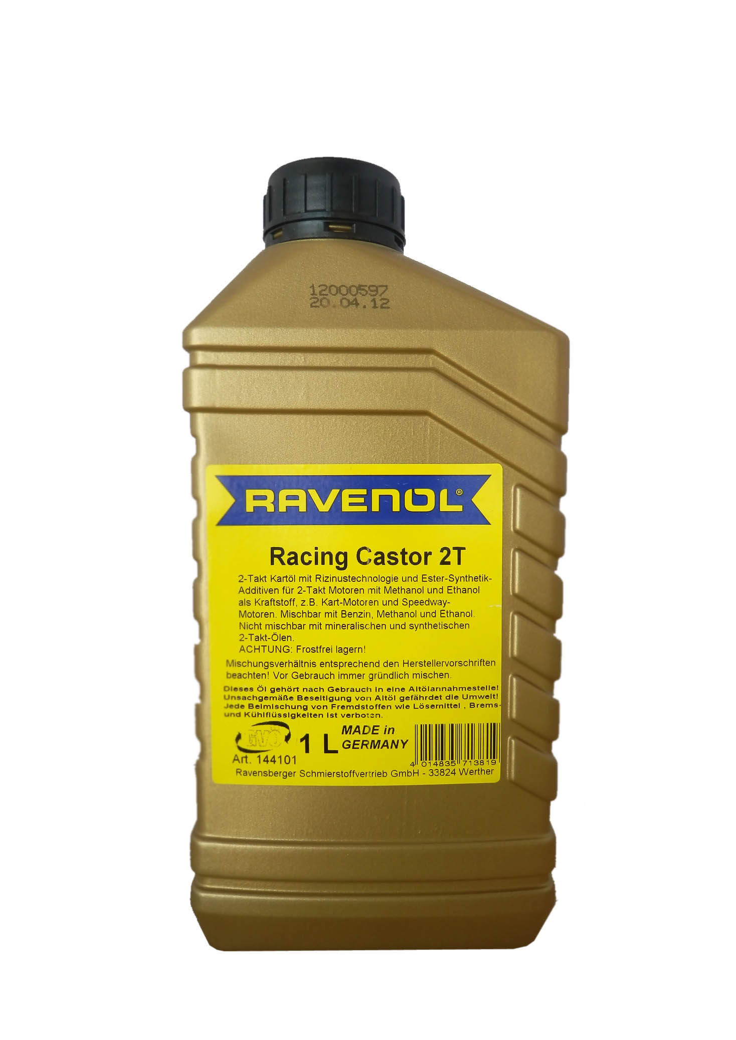 Купить RAVENOL 4014835713819 Моторное масло Ravenol Racing Castor 2T 5W-30 1л
